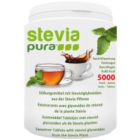 5000 Stevia Tabs | Stevia Tabletten Nachfüllpackung...