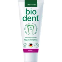 Biodent Vital Zahncreme ohne Fluorid | Terra Natura...