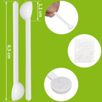 50 Cuillères à mesurer 0,10 ml - Plastique...