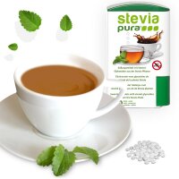 2500 + 300 Stevia Tabs Spender | Stevia Tabletten Nachfüllpackung