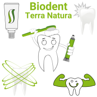 3 x Creme Dental Básico Stevia Bio Dent - Creme Dental Terra Natura - 75ml