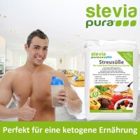 Verspreid zoetheid steviapuraPlus | de suikervervanger met erythritol en stevia - 2000g