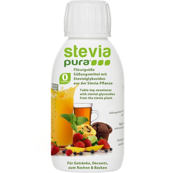 Stevia vloeibare zoetheid | Stevia-vloeistof | Vloeibare tafel zoetheid 150ml