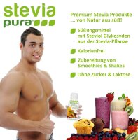 Stevia Flüssigsüße | Stevia flüssig Extrakt | Stevia Drops | 6x150ml
