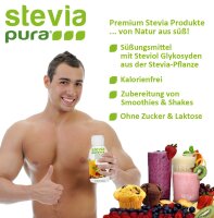 Stevia Flüssigsüße | Stevia flüssig Extrakt | Stevia Drops | 12x150ml