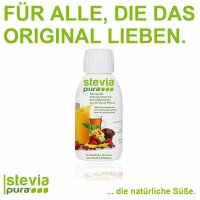 Stevia Flüssigsüße | Stevia flüssig | Flüssige Tafelsüße | 12 x 150ml