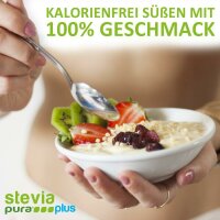 Stevia Kristalline Streusüße | Zuckerersatz | Streusüße mit Erythrit und Stevia | 10x1kg