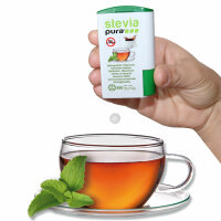 10.000 Stevia em Comprimidos Adoçante | Recarga | Pastilhas de Stevia + Doseador