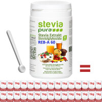 Pure highly concentrated stevia extract - 95% steviol...