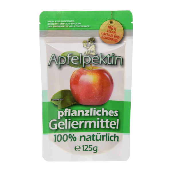Apple Pectin Powder | 100% Vegan | Alternative to Gelatine | 10x125g