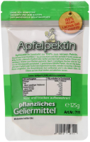 Apfelpektin Pulver | 100% Vegan | Alternative zur Gelatine | 10x125g