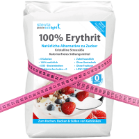 Erythrit | Erythritol Vegan | Kalorienfrei | Natürlicher Zuckerersatz | 5x1kg